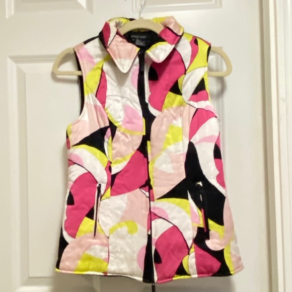 Etcetera Jackets & Blazers - Silk Printed Vest